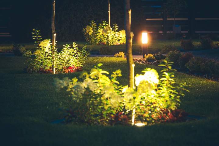 Éclairage extérieur jardin Amiens